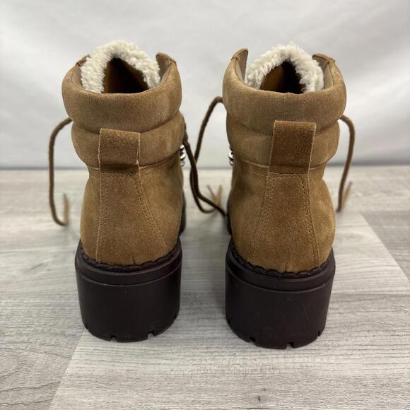 Marc Fisher LTD Nairy Hiking Ankle Boots Booties Lug Sole sz 6M - Picture 8 of 16
